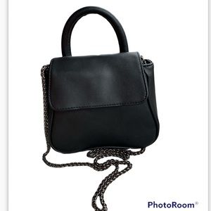 Like new worn once small black crossbody bag